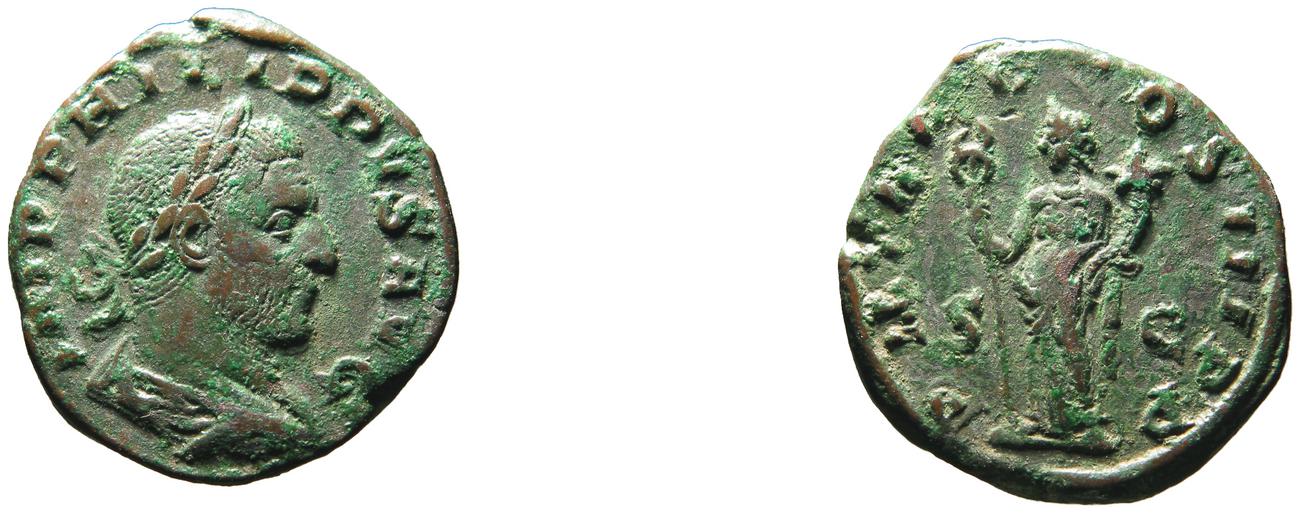RIC IV Philip I 153A, аверс, bm