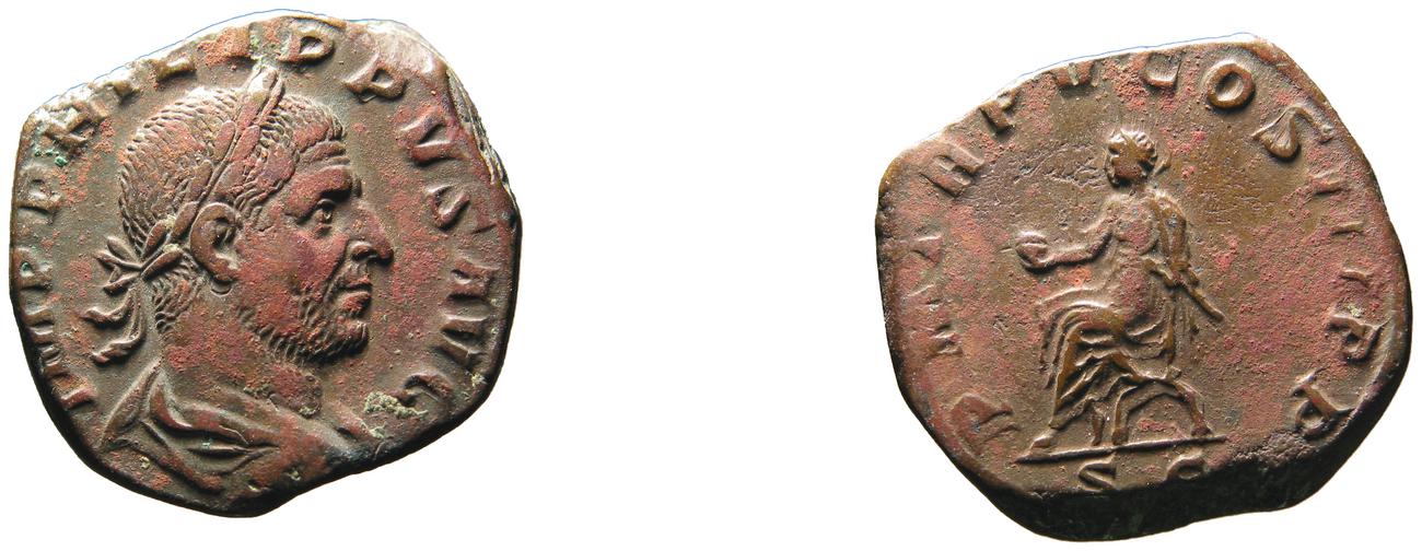 obverse RIC IV Philip I 154A