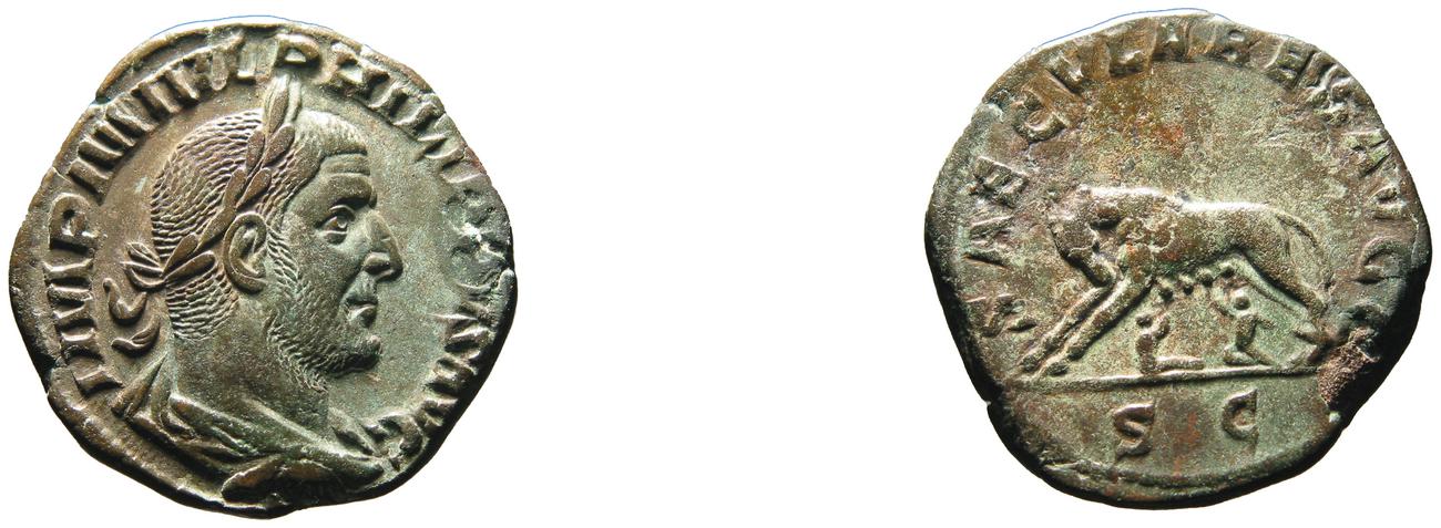 RIC IV Philip I 159, аверс, bm