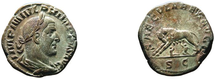 RIC IV Philip I 159, реверс, bm