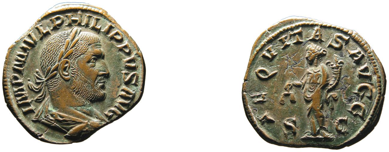 obverse RIC IV Philip I 166A