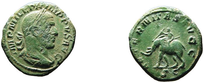 RIC IV Philip I 167A, реверс, bm