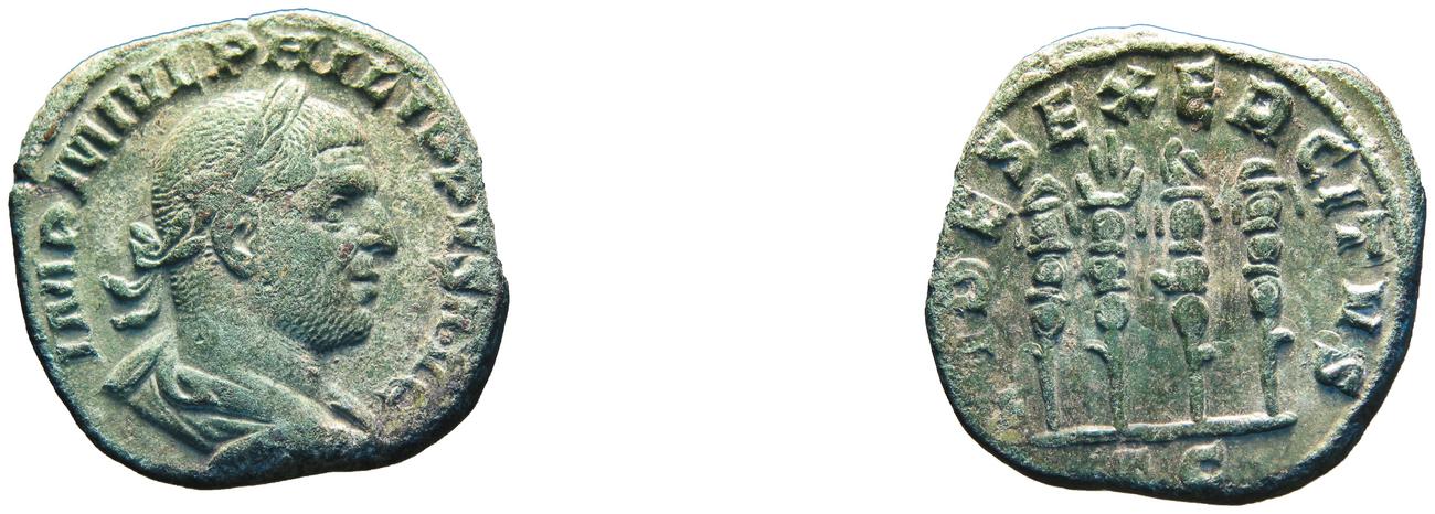 RIC IV Philip I 171A, аверс, bm