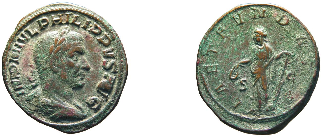 RIC IV Philip I 175A, аверс, bm