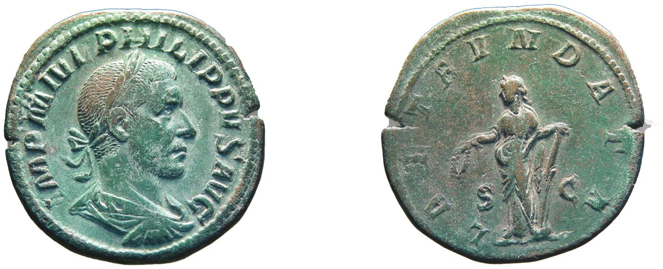 RIC IV Philip I 175A, аверс, bm