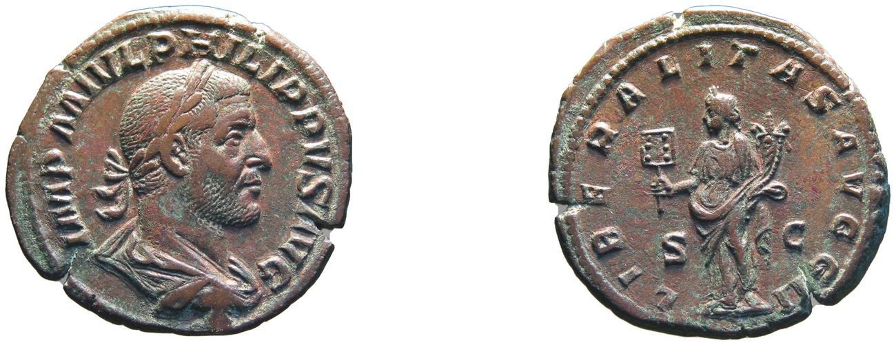 obverse RIC IV Philip I 180A