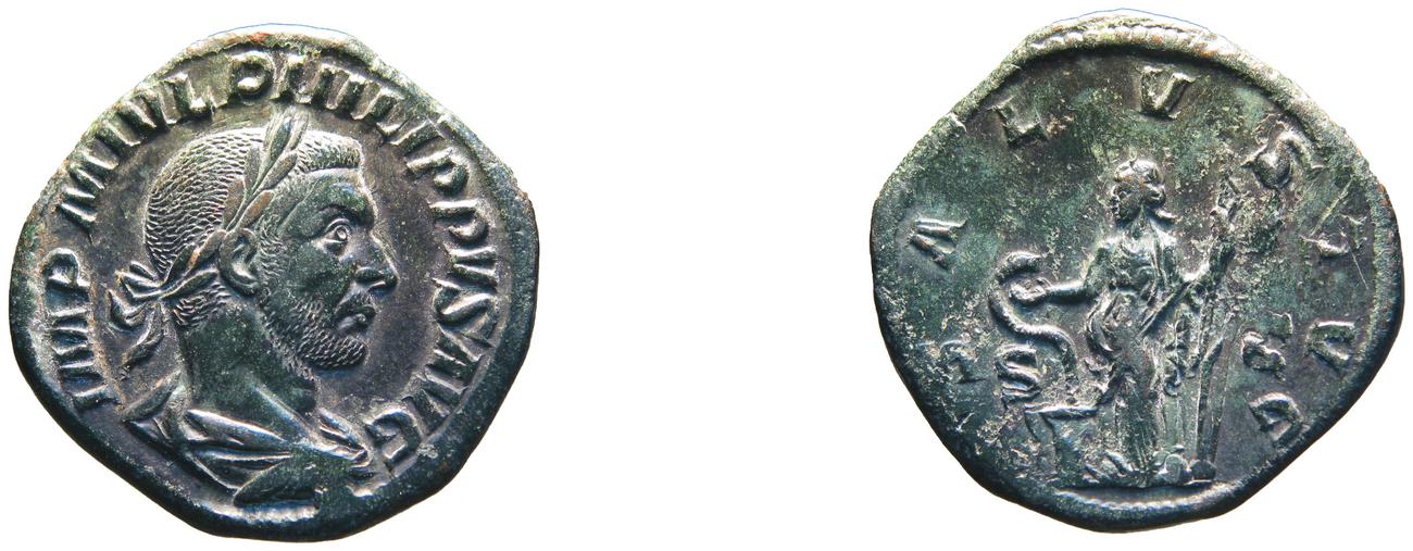 obverse RIC IV Philip I 187A