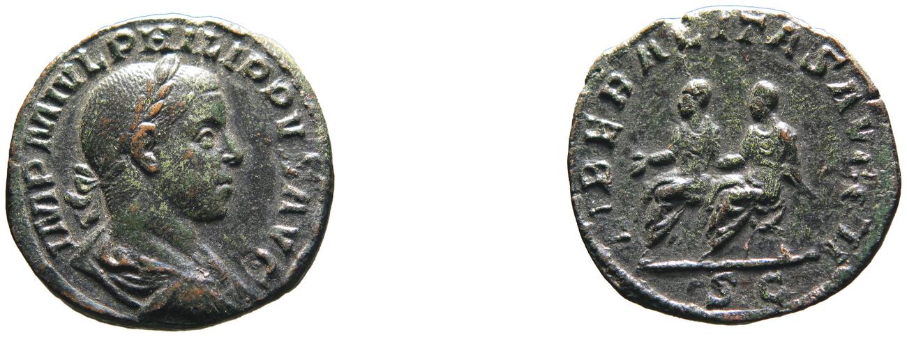 obverse RIC IV Philip I 267A