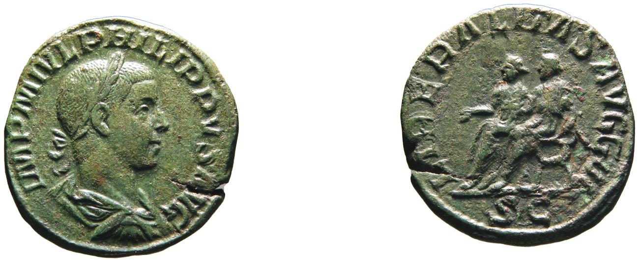 RIC IV Philip I 267A, аверс, Британский музей