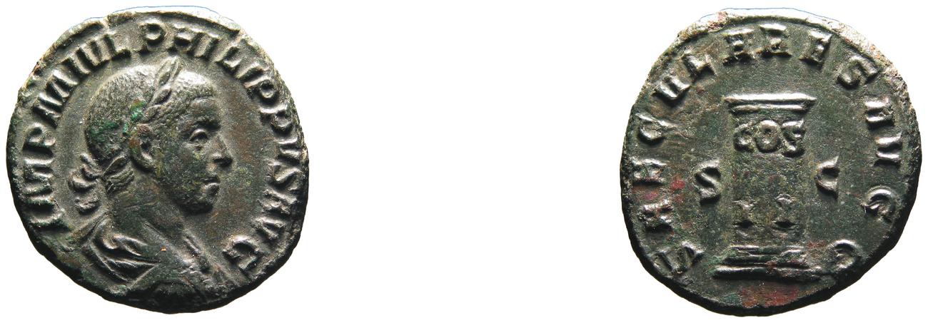 obverse RIC IV Philip I 265B