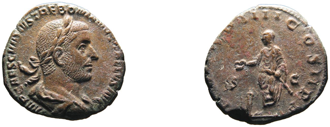 obverse RIC IV Trebonianus Gallus 100