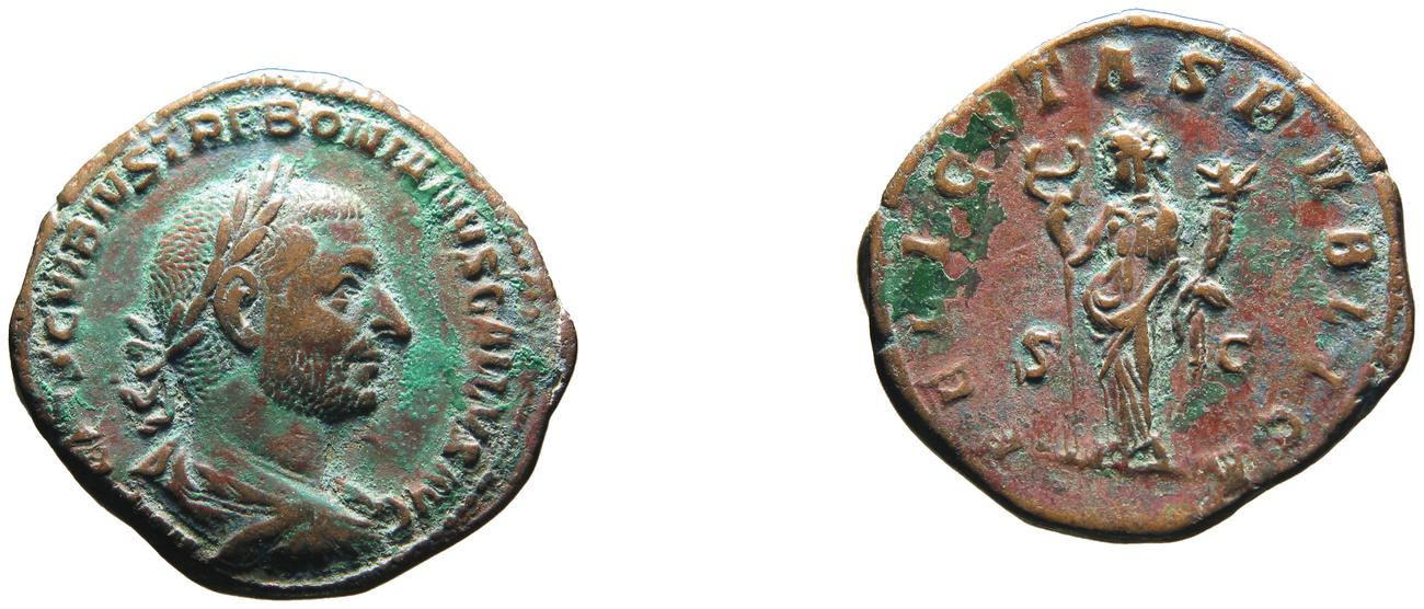 obverse RIC IV Trebonianus Gallus 107