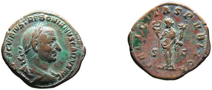 reverse RIC IV Trebonianus Gallus 107