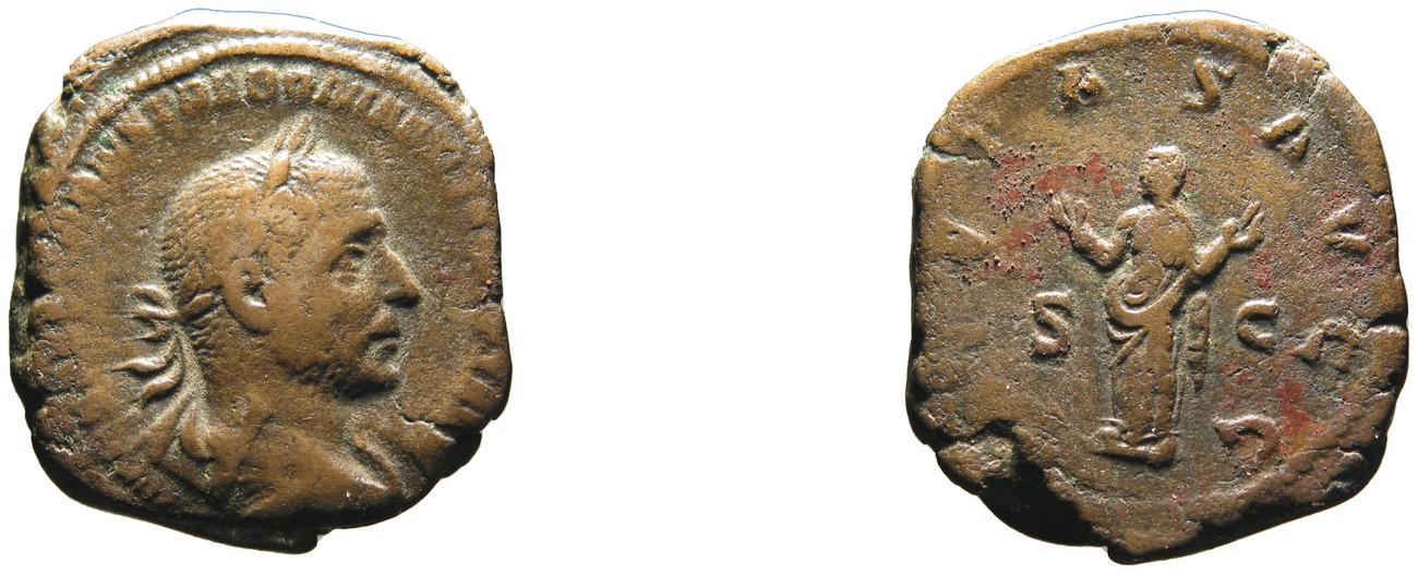 аверс RIC IV Trebonianus Gallus 116A
