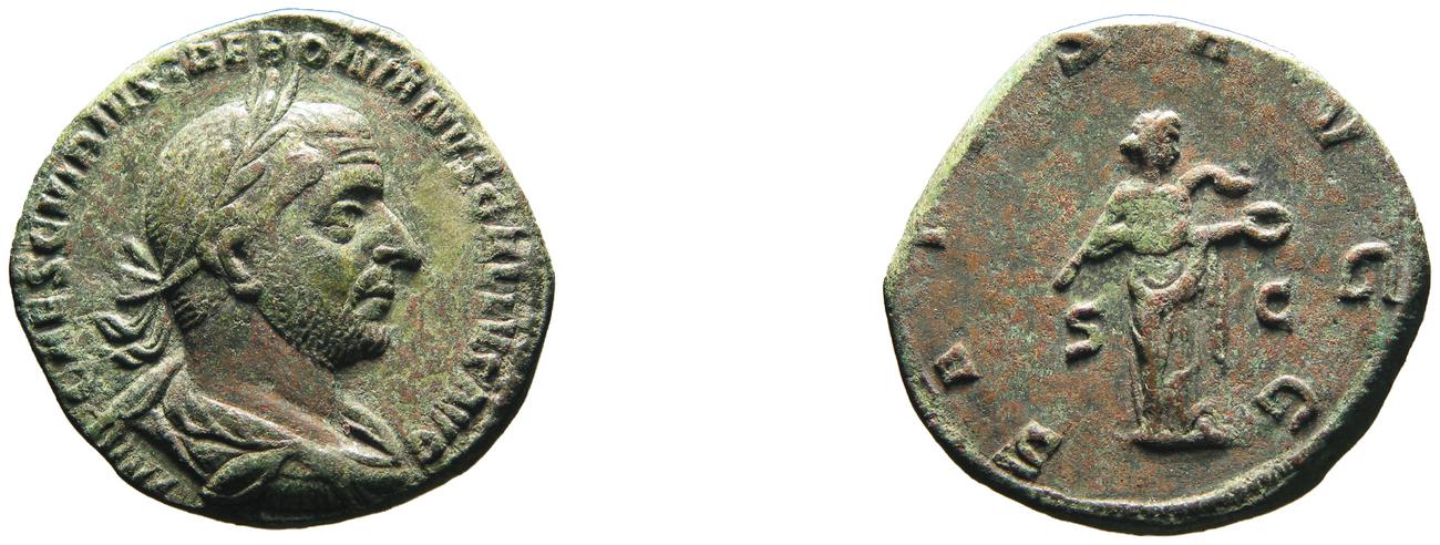 аверс RIC IV Trebonianus Gallus 121A