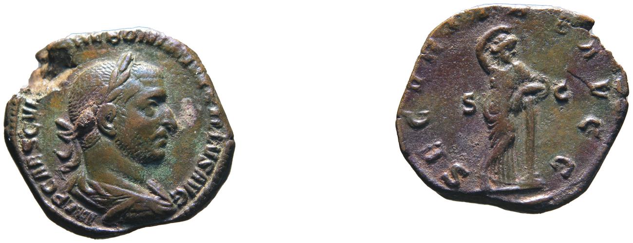 RIC IV Trebonianus Gallus 124, аверс, Британский музей
