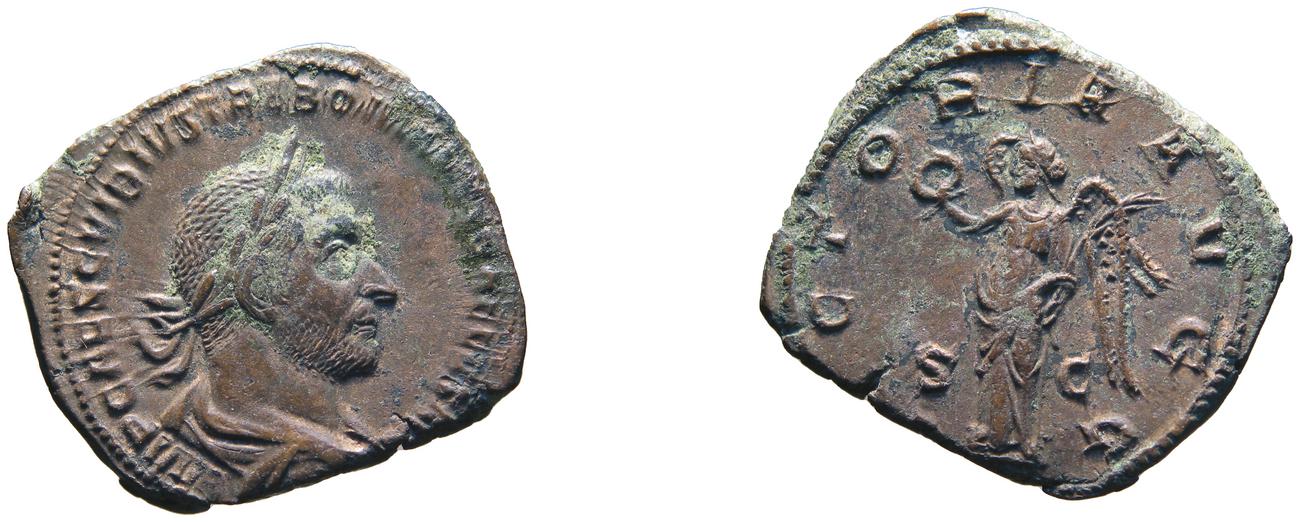 аверс RIC IV Trebonianus Gallus 125