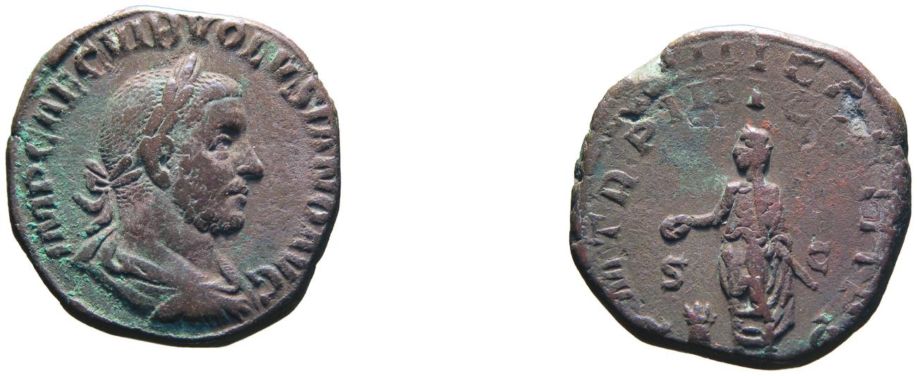 аверс RIC IV Volusian 245