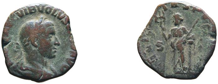 RIC IV Volusian 251A, реверс, bm