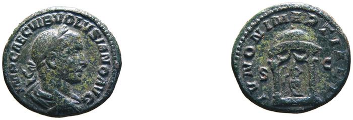 reverse RIC IV Volusian 253B