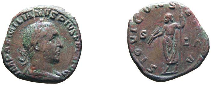 RIC IV Aemilian 45, реверс, bm