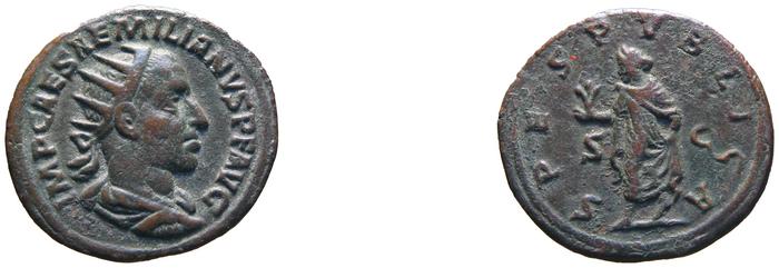 реверс RIC IV Aemilian 51C