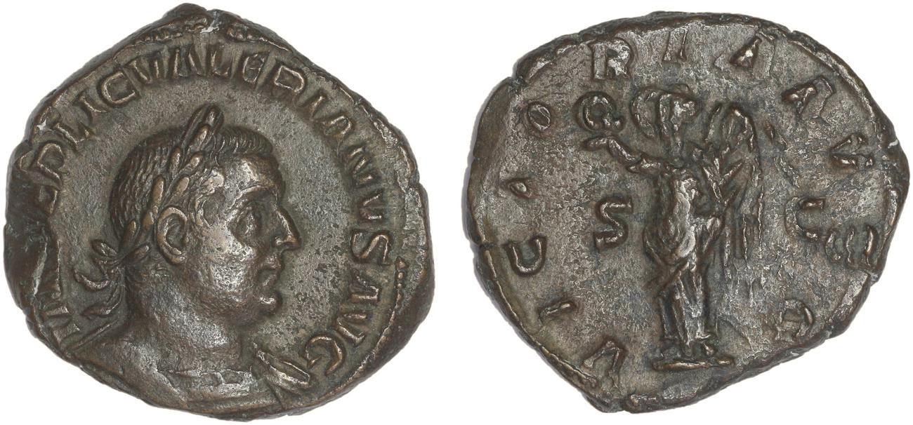 RIC V Valerian 177, аверс, bm