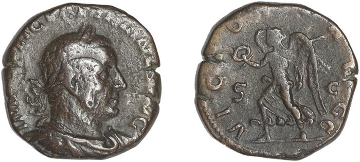 RIC V Valerian 177, реверс, bm