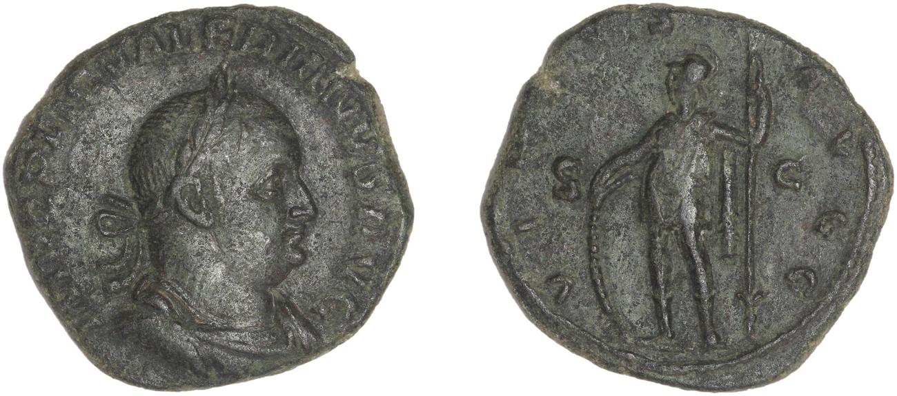 RIC V Valerian 182, аверс, bm