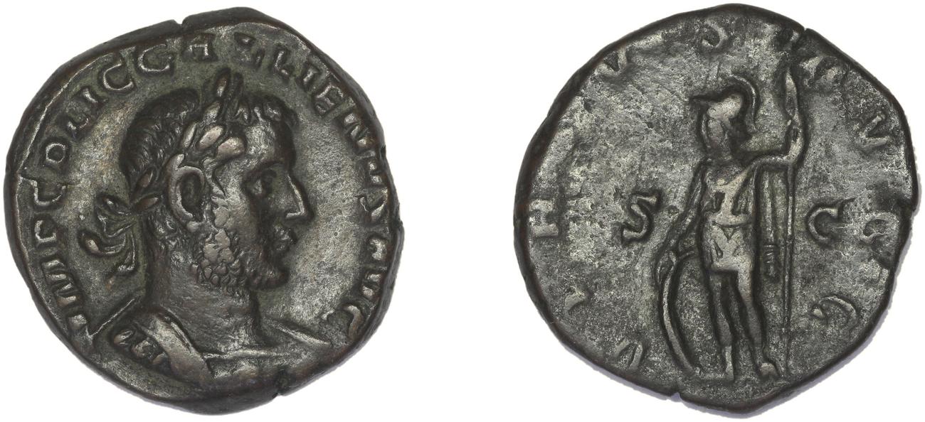 RIC V Gallienus (joint reign) 248, аверс, bm