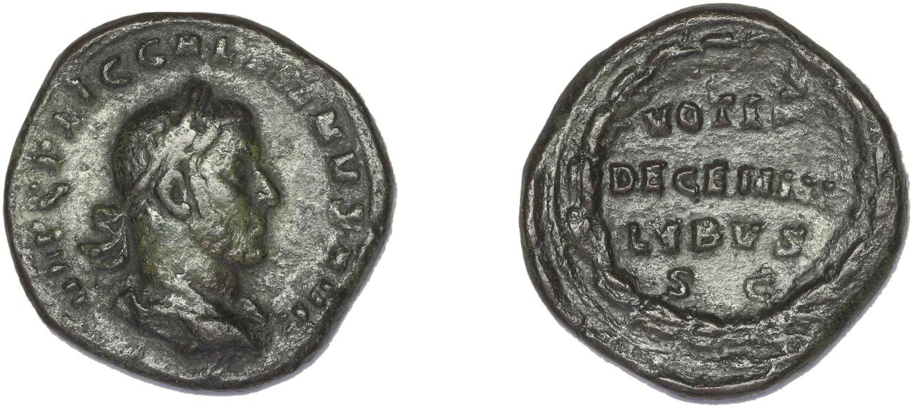 obverse RIC V Gallienus (joint reign) 250