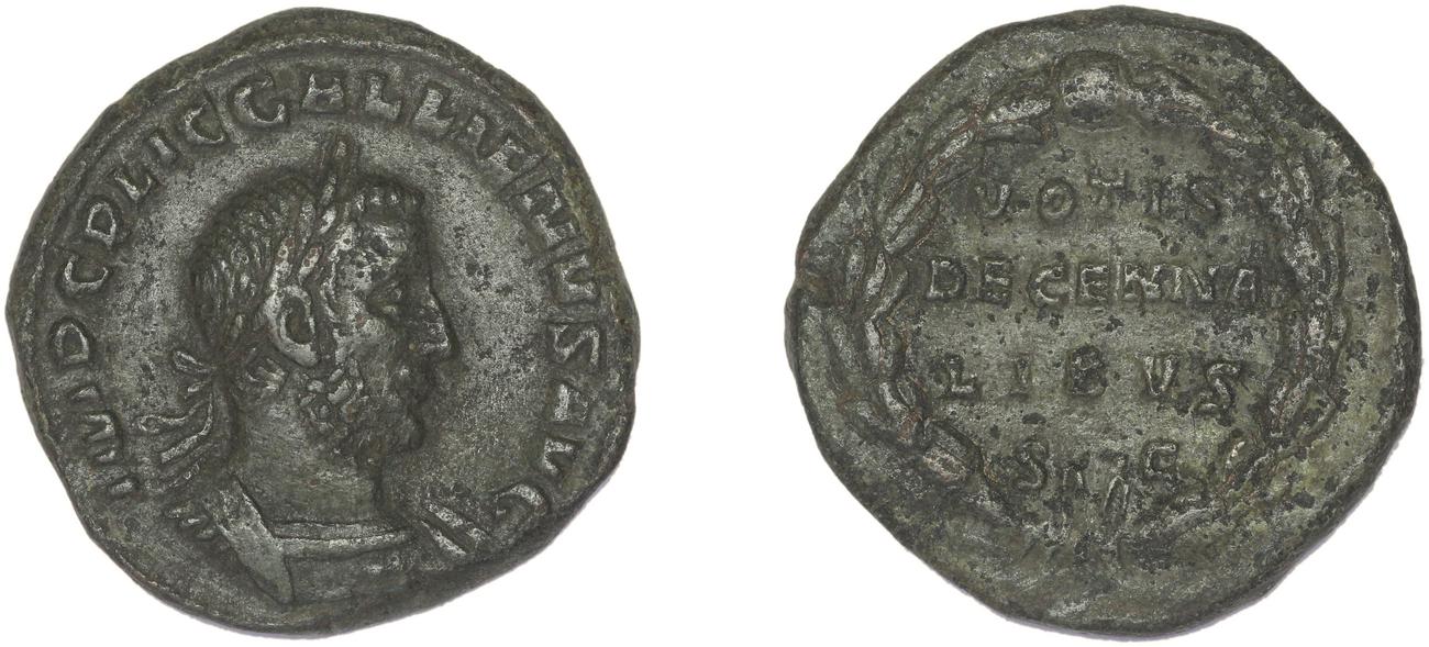 RIC V Gallienus (joint reign) 250, аверс, bm