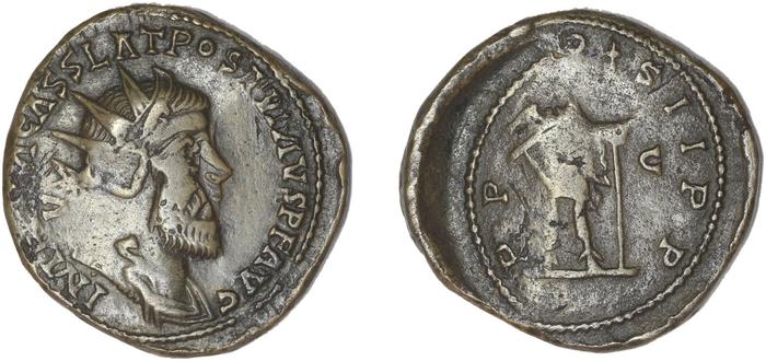 RIC V Postumus 106, реверс, bm