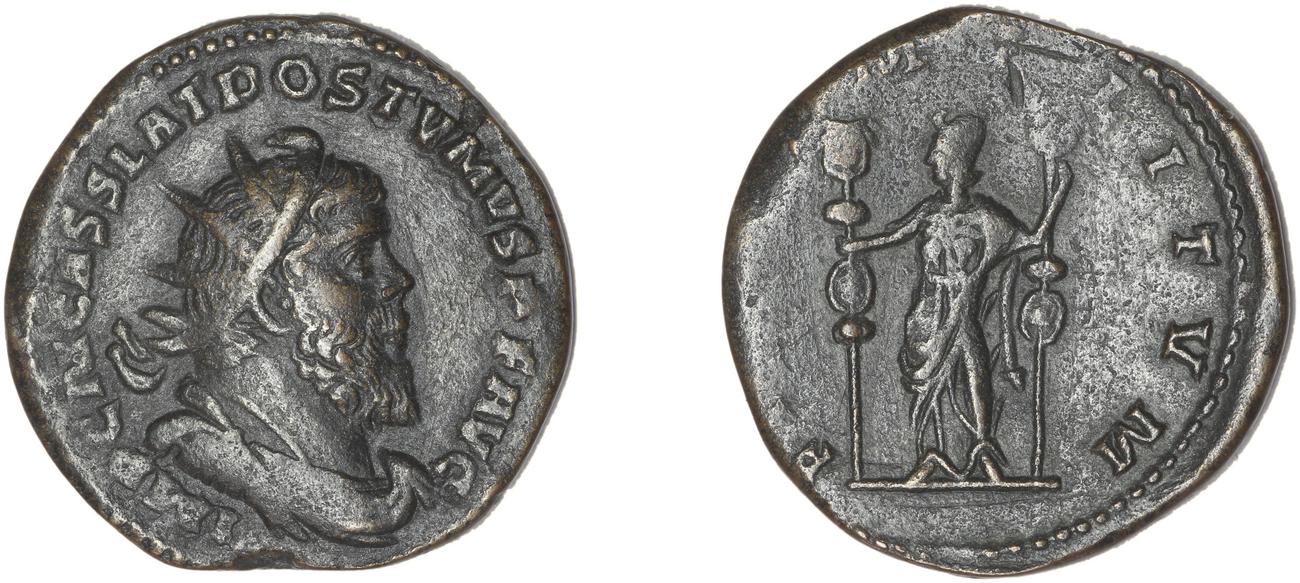 аверс RIC V Postumus 123