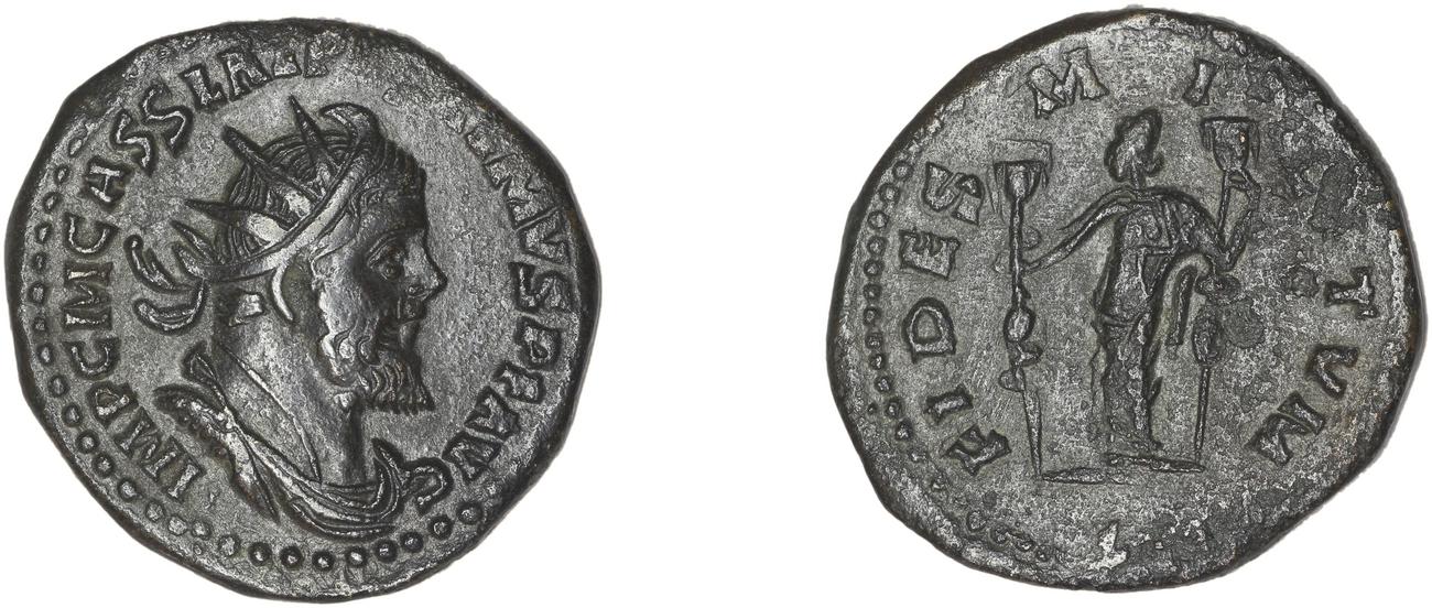 RIC V Postumus 123, аверс, bm