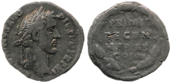 реверс RIC III Antoninus Pius 172