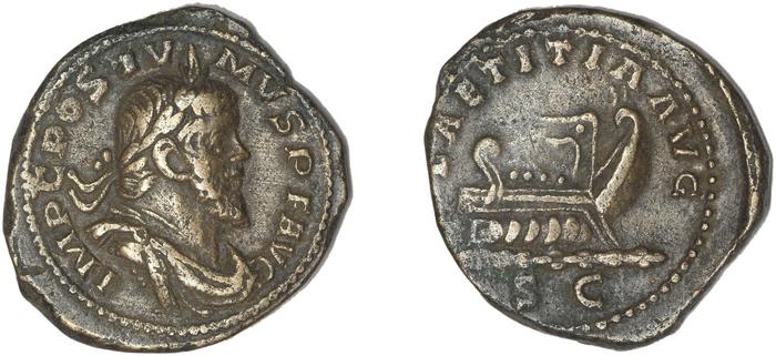 RIC V Postumus 144, реверс, bm