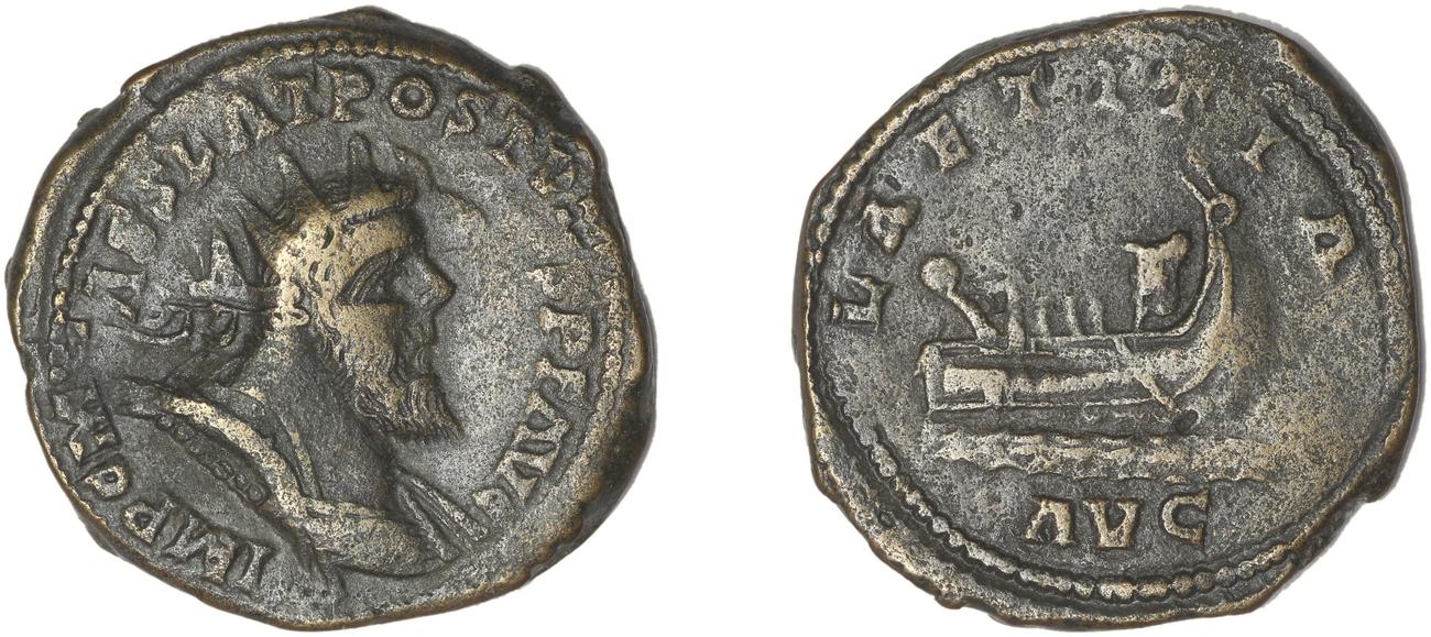 RIC V Postumus 143, аверс, bm