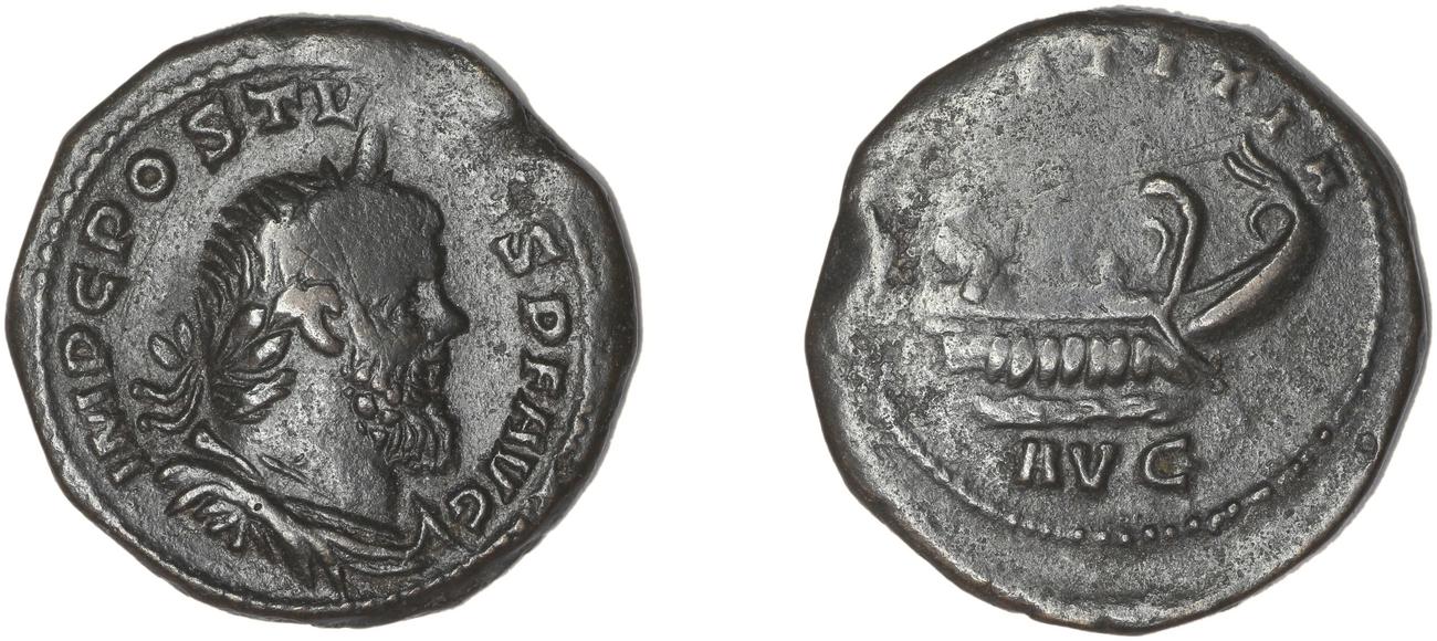 RIC V Postumus 144, аверс, bm