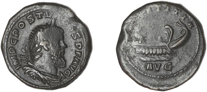 RIC V Postumus 144, реверс, bm