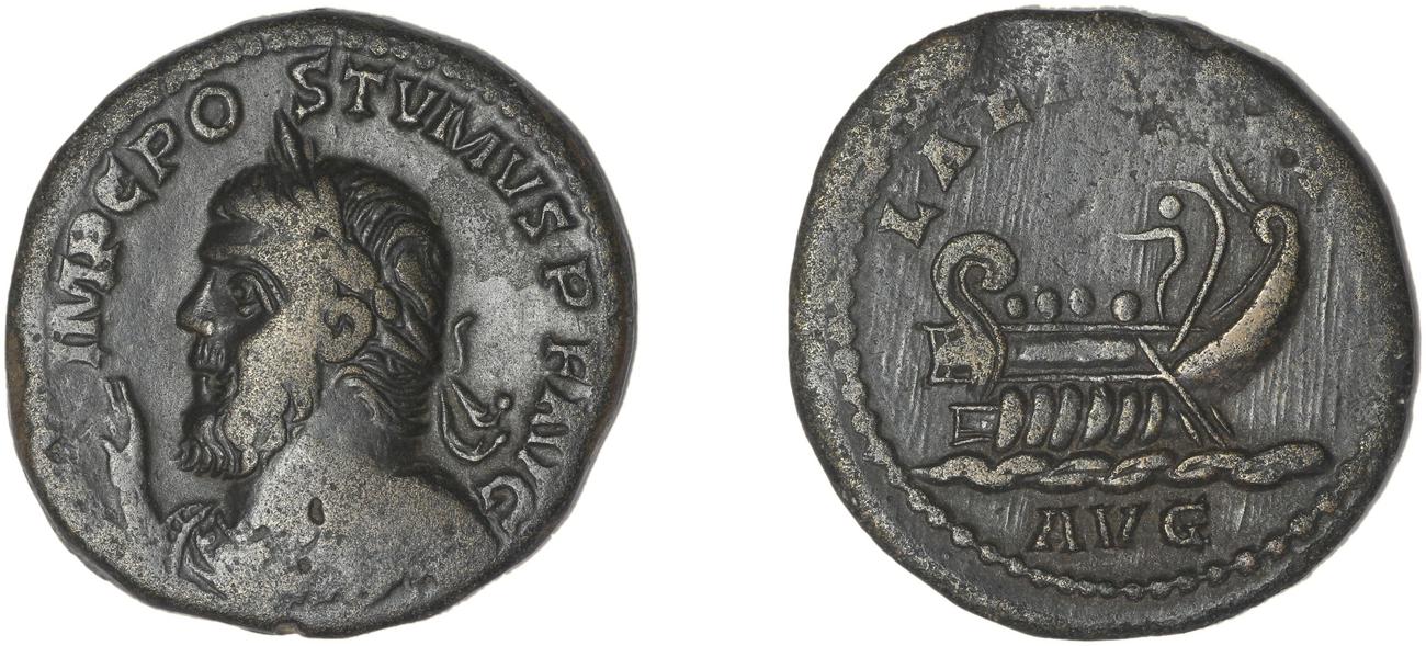 RIC V Postumus 144, аверс, bm