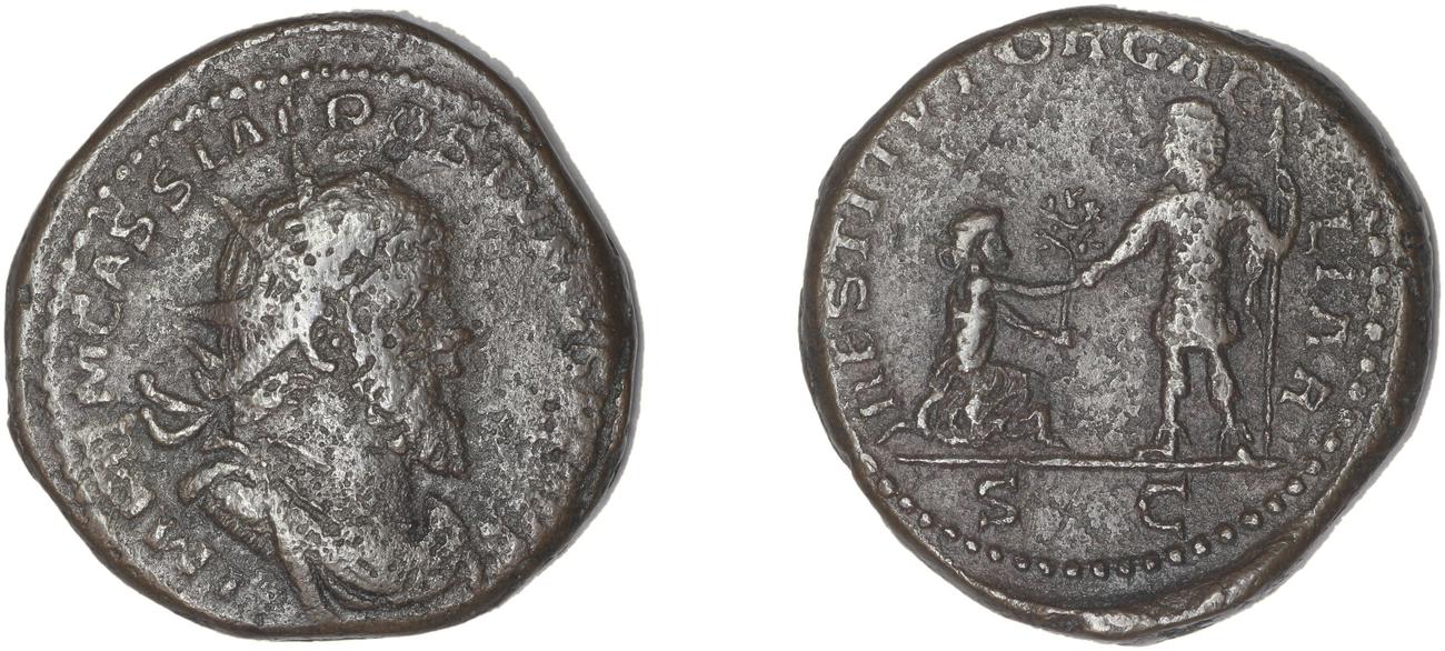 аверс RIC V Postumus 157