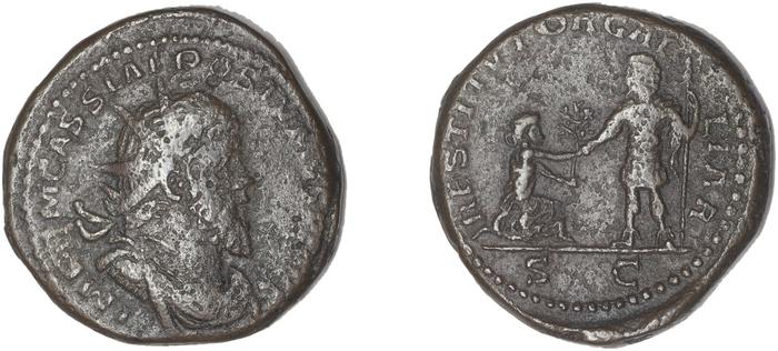 реверс RIC V Postumus 157