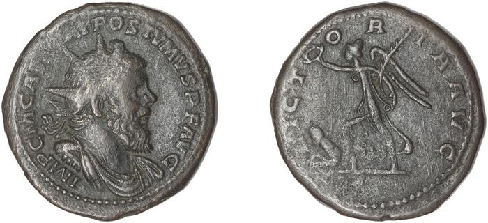 RIC V Postumus 169, реверс, bm