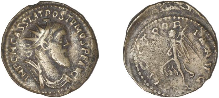 RIC V Postumus 169, реверс, bm