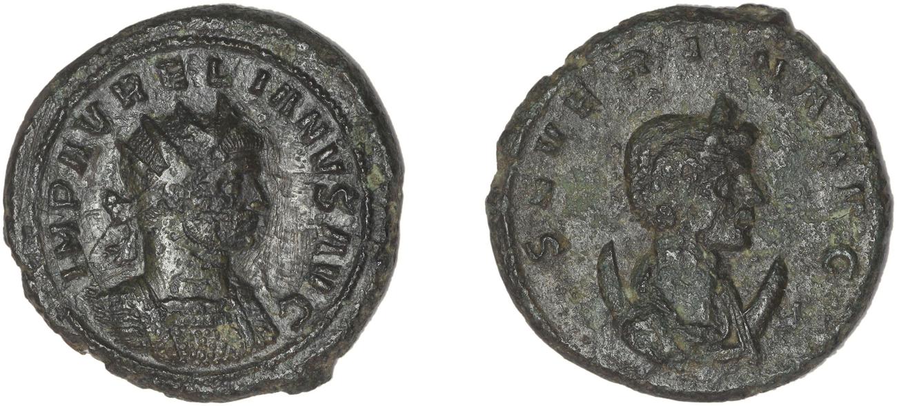 RIC V Aurelian and Severina 2, аверс, bm