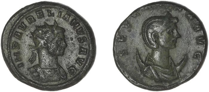 RIC V Aurelian and Severina 2, реверс, bm