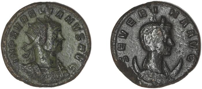 RIC V Aurelian and Severina 2, реверс, bm