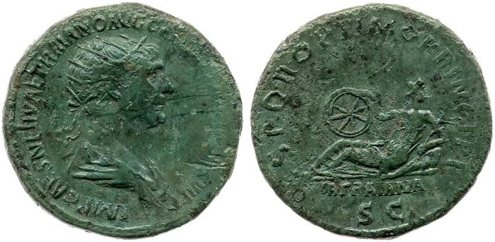 RIC II Trajan 641, реверс, bm