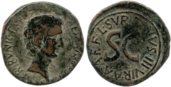 RIC I (second edition) Augustus 386, реверс, bm